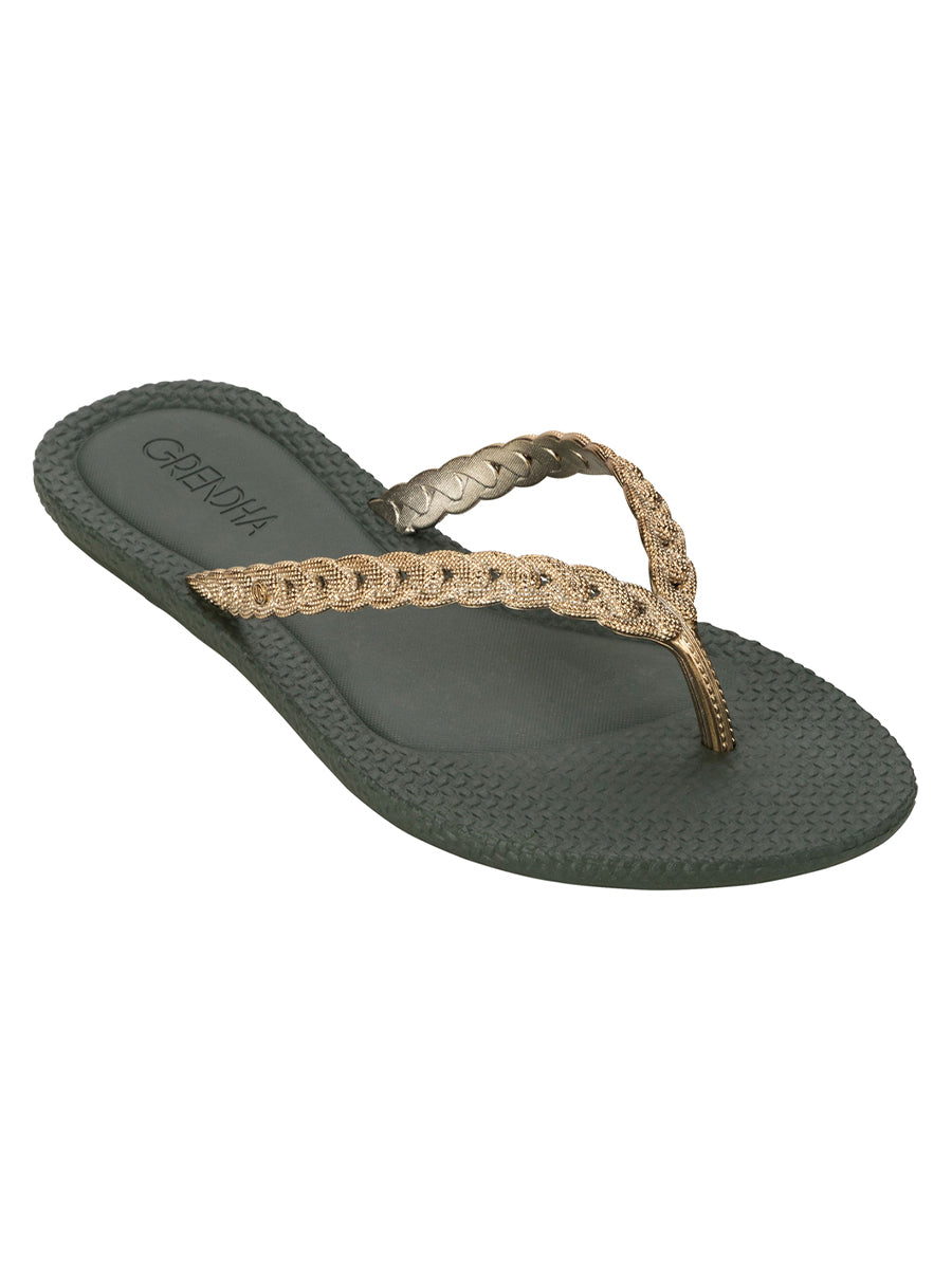 GRENDHA TODO DIA GLAM - BRONZE/GREEN
