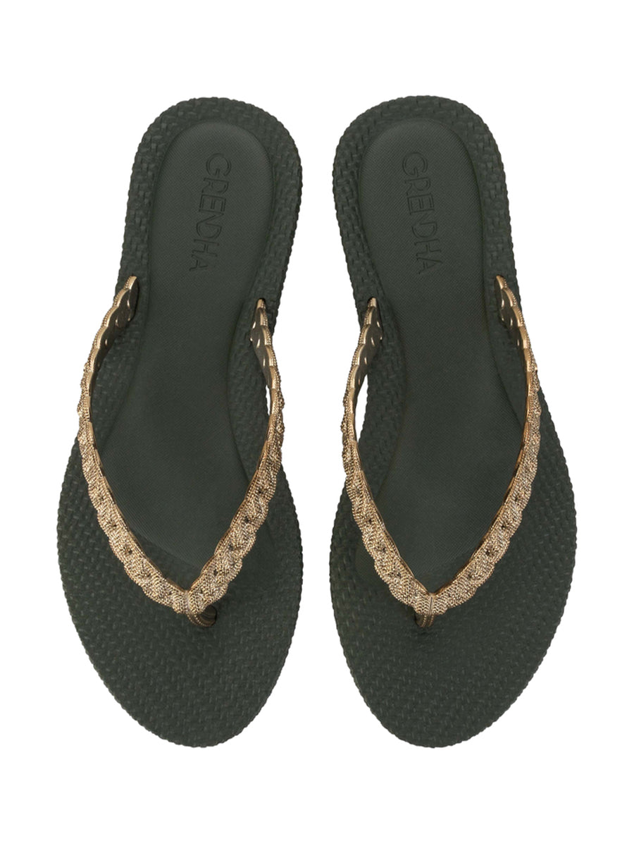 GRENDHA TODO DIA GLAM - BRONZE/GREEN