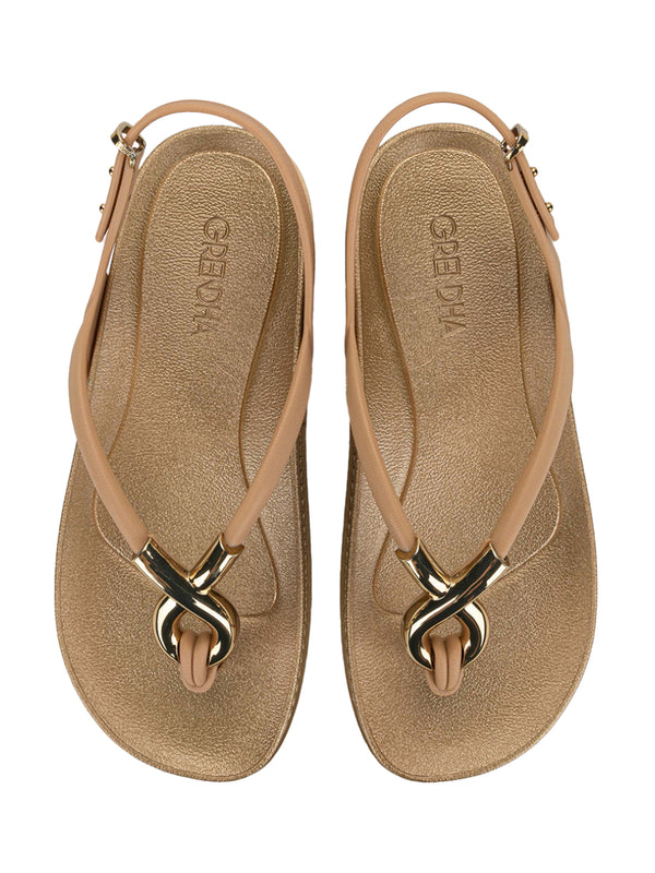 GRENDHA MUSA SAND - BEIGE GOLD