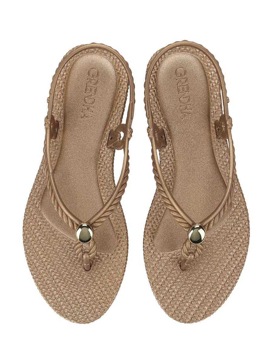 GRENDHA TODO DIA DELICADA SAND - GOLD