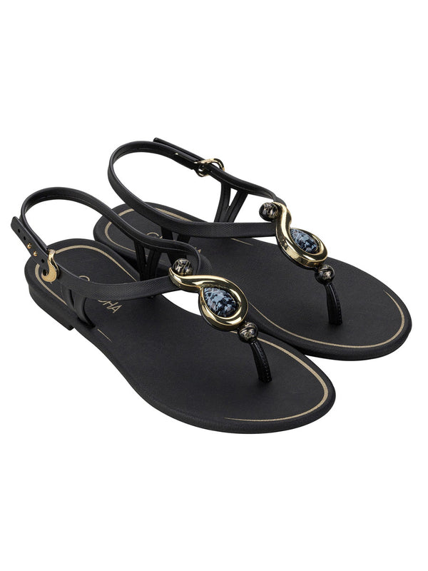 GRENDHA HARMONIA SAND - BLACK