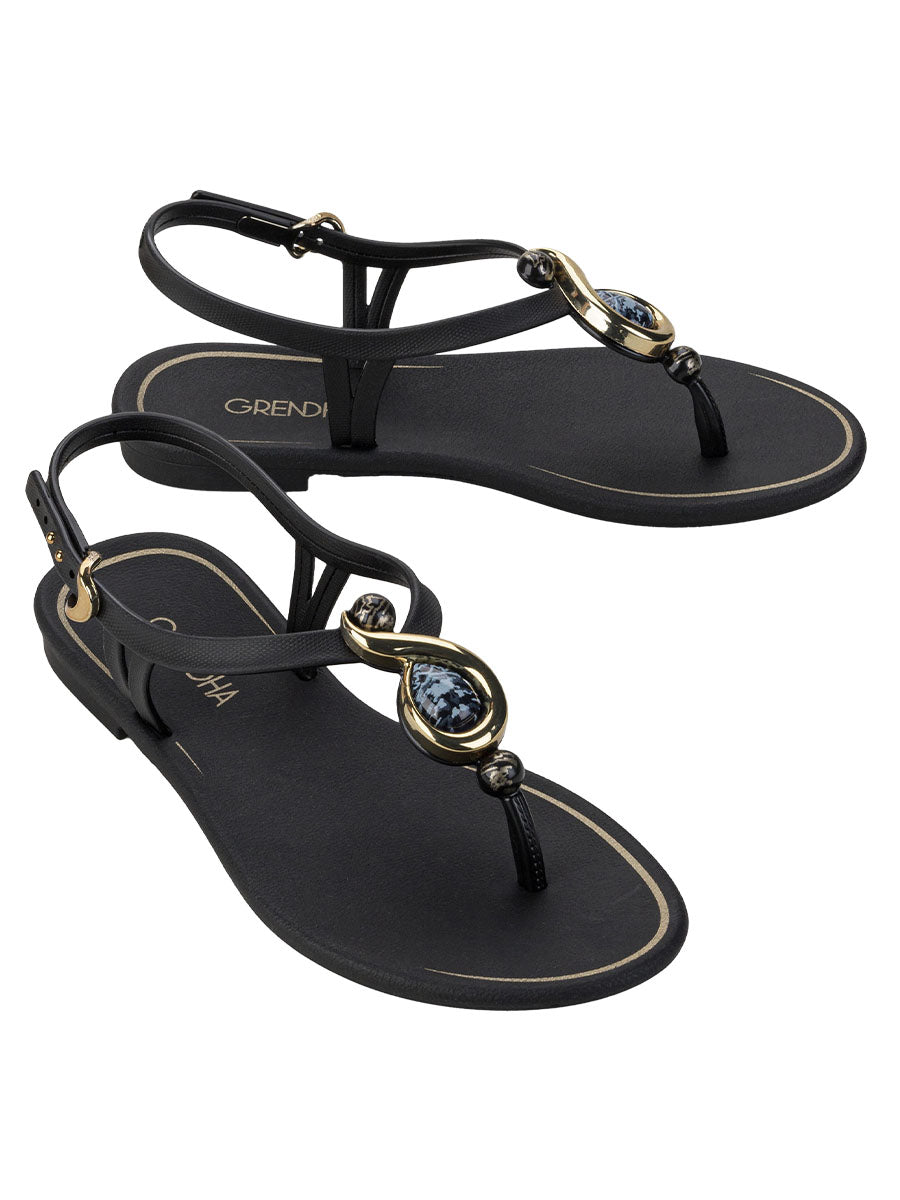 GRENDHA HARMONIA SAND - BLACK
