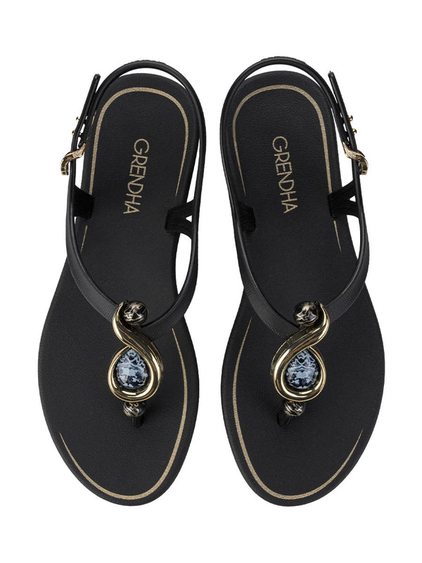 GRENDHA HARMONIA SAND - BLACK