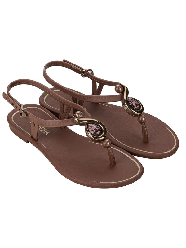 GRENDHA HARMONIA SAND - COCOA BROWN