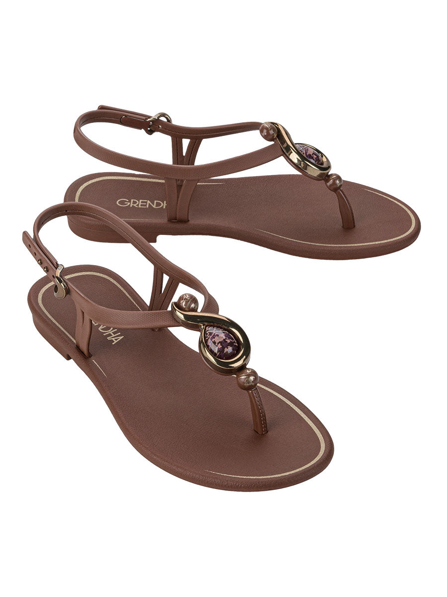 GRENDHA HARMONIA SAND - COCOA BROWN