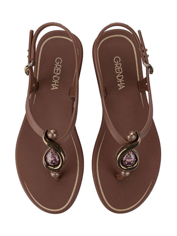 GRENDHA HARMONIA SAND - COCOA BROWN