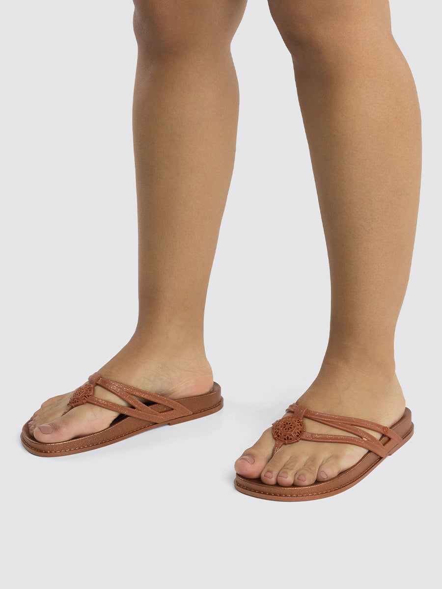 GRENDHA SOL RAST - BROWN