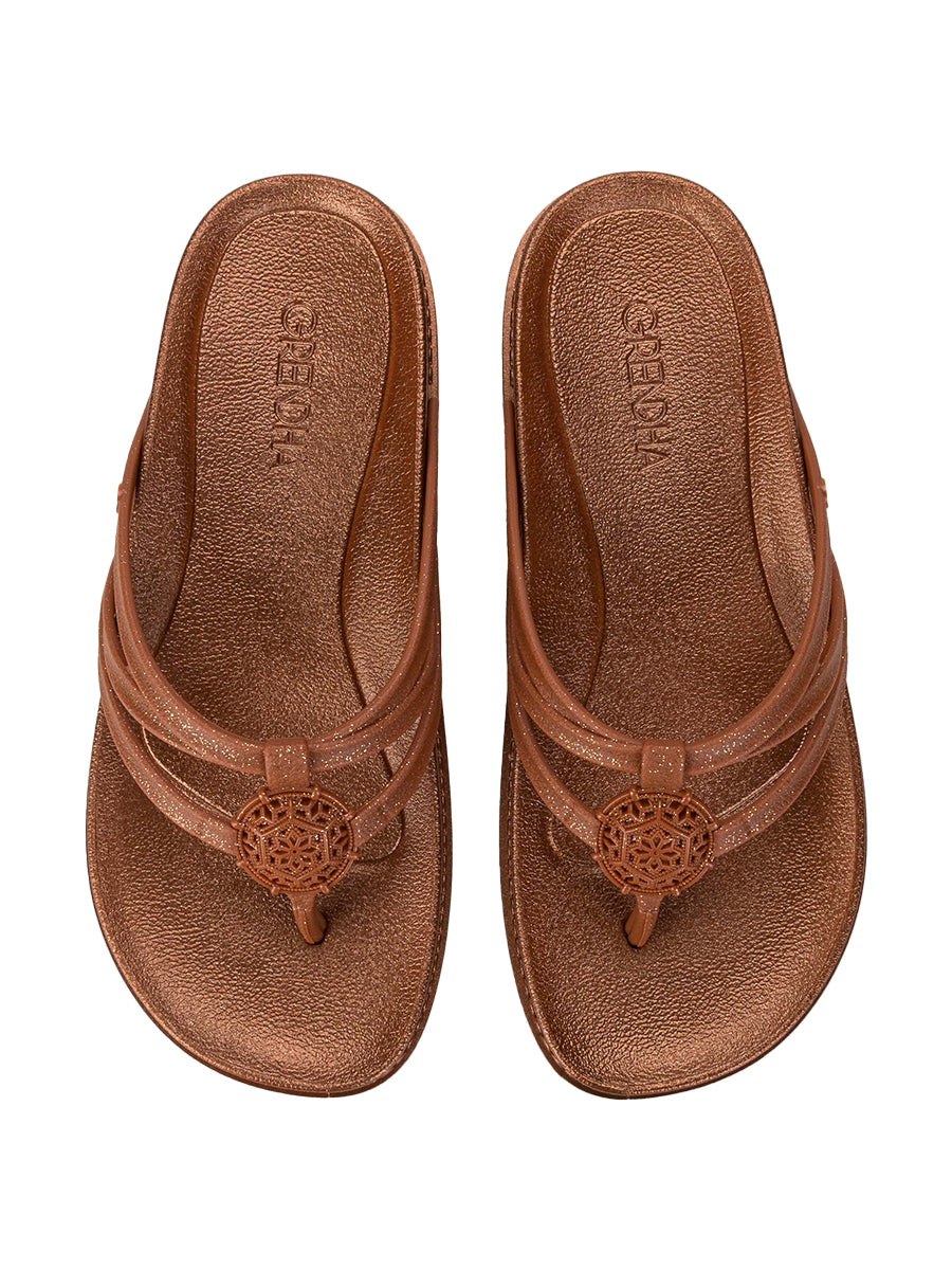 GRENDHA SOL RAST - BROWN