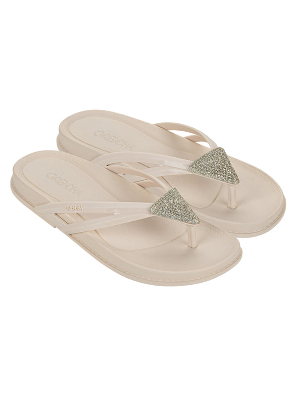 GRENDHA LUXO RAST - OFF WHITE