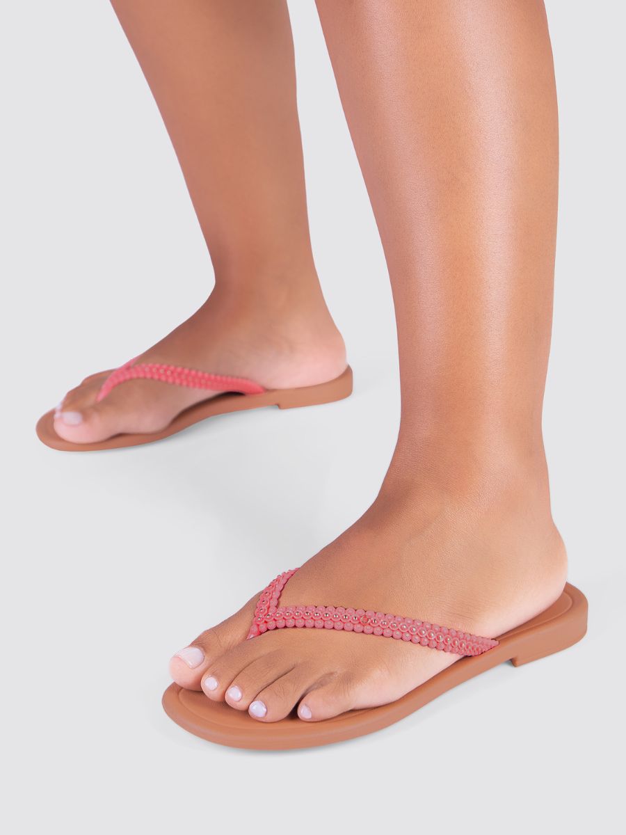 GRENDHA TODO DIA RAST - GUAVA PINK/BROWN