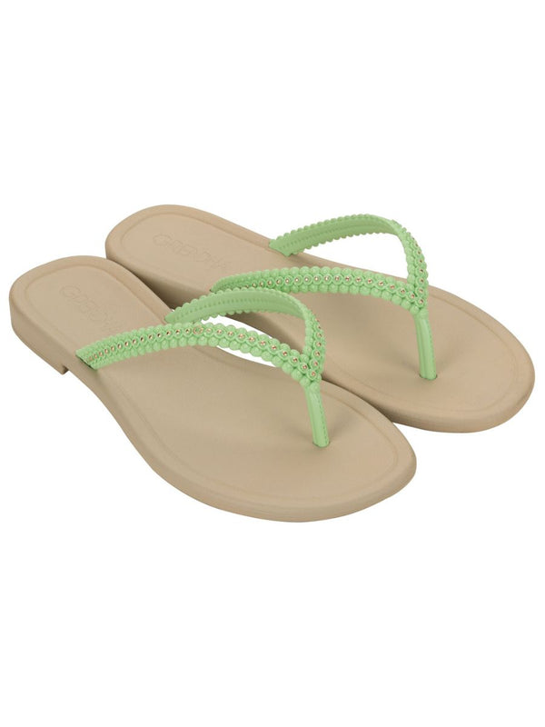 GRENDHA TODO DIA RAST - APPLE GREEN/LIGHT BEIGE