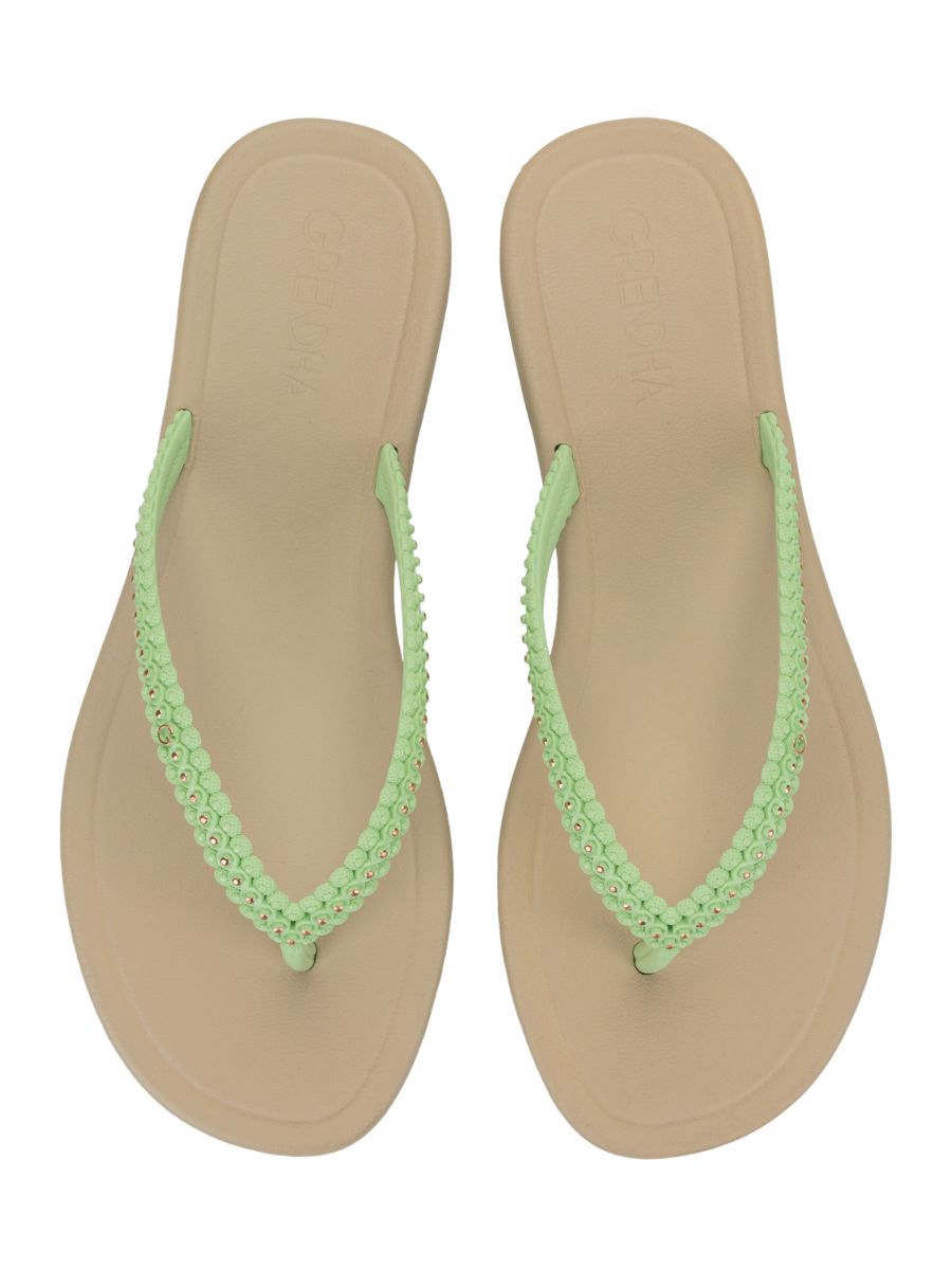 GRENDHA TODO DIA RAST - APPLE GREEN/LIGHT BEIGE