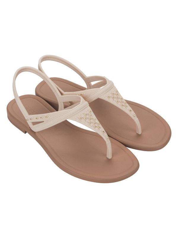 GRENDHA EMOCIONADA SAND - OFF WHITE/BROWN