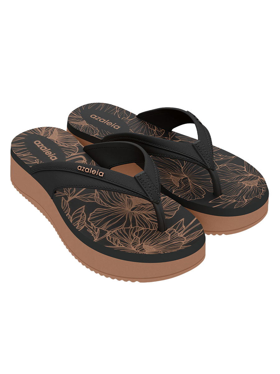 AZALEIA MARIA -  BLACK/DARK BROWN