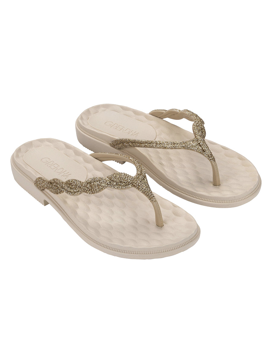 GRENDHA FASCINANTE RAST - GOLD OFF WHITE