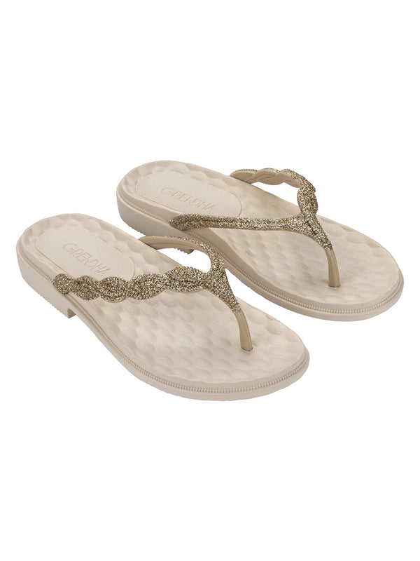 GRENDHA FASCINANTE RAST - GOLD OFF WHITE