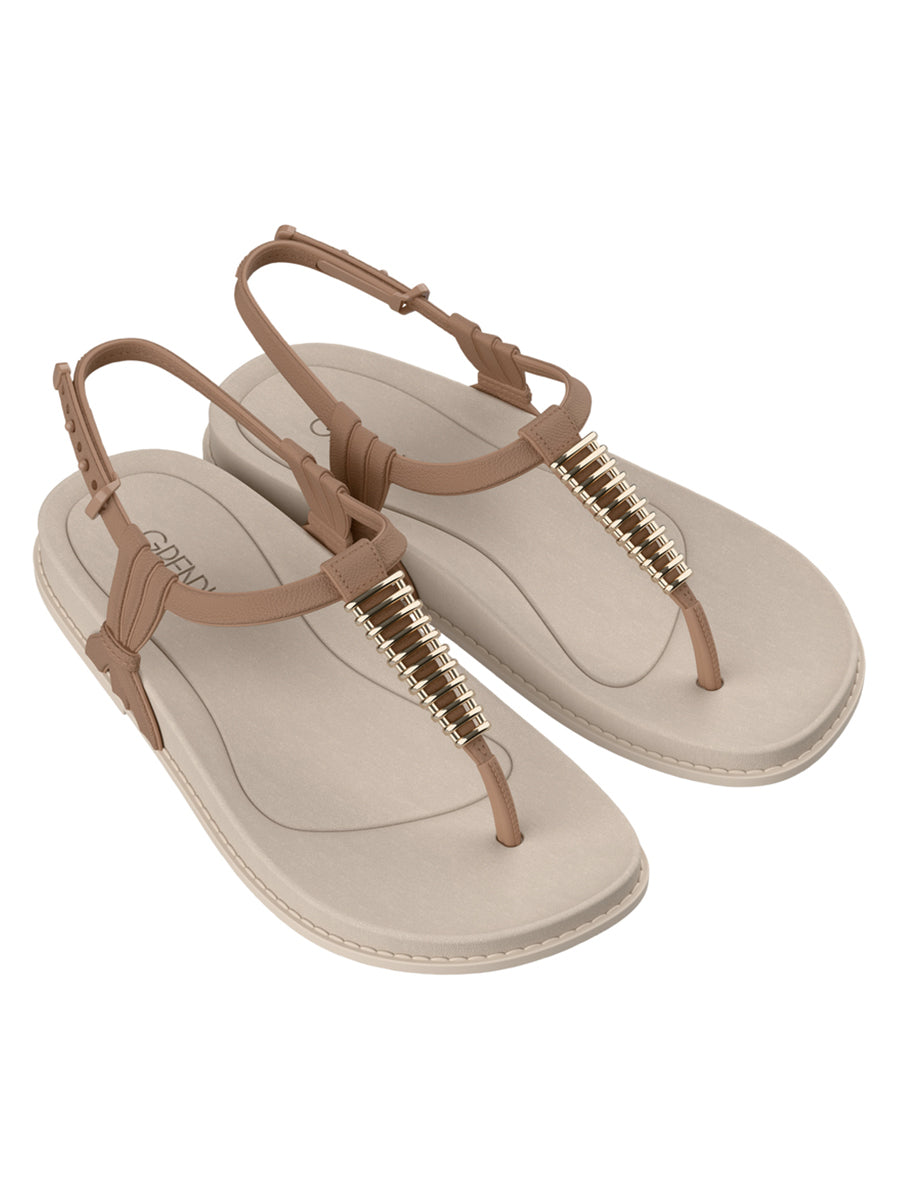 GRENDHA CHARMOSA SAND - BROWN/OFF WHITE
