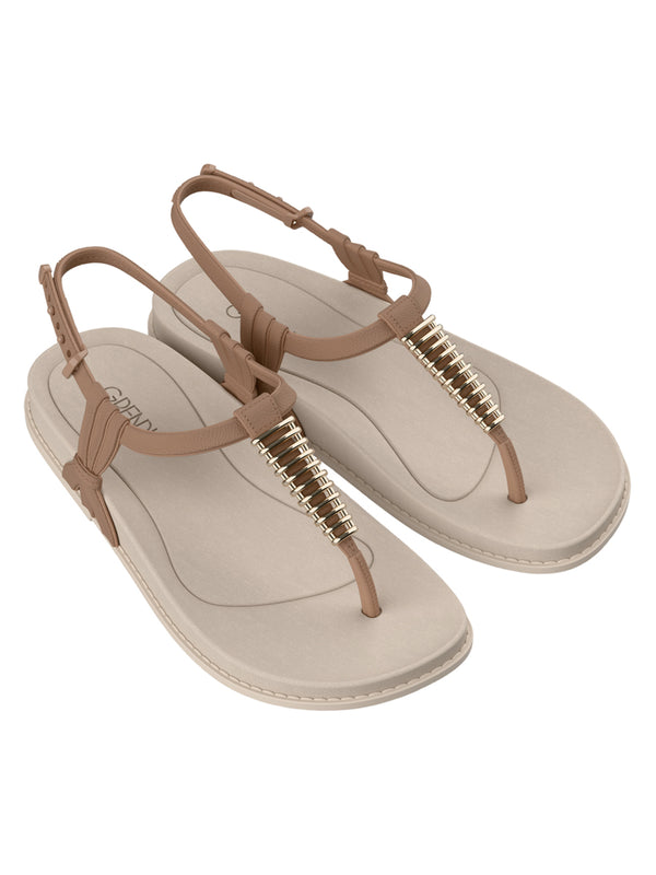 GRENDHA CHARMOSA SAND - BROWN/OFF WHITE