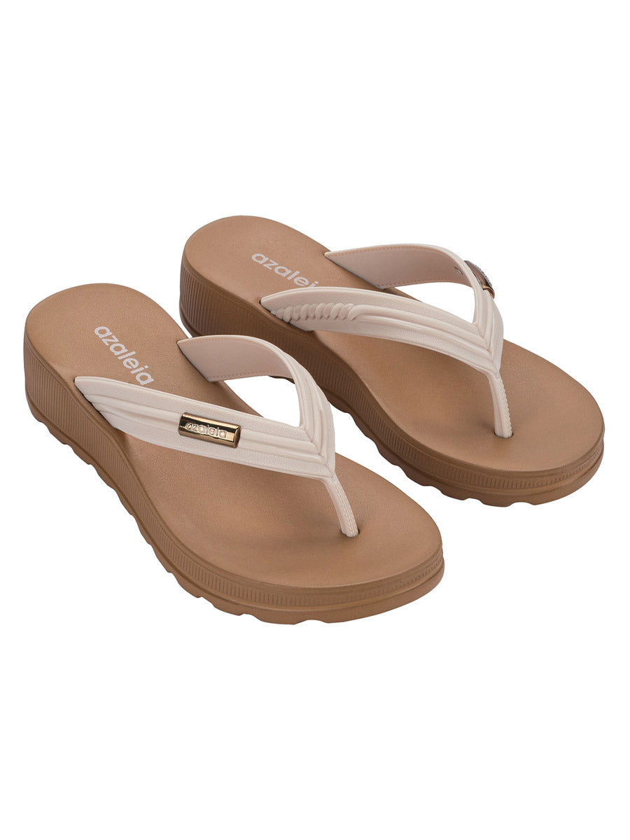 AZALEIA TINA - OFF WHITE/BROWN
