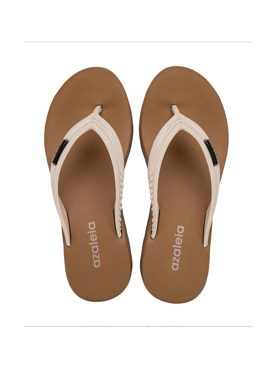 AZALEIA TINA - OFF WHITE/BROWN