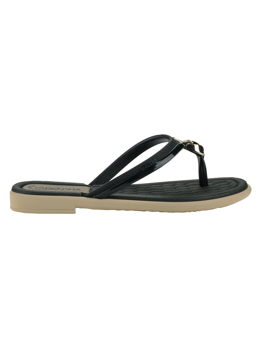 GRENDHA ENLACOS - BLACK/BEIGE