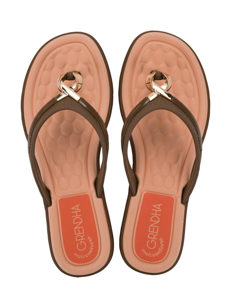 GRENDHA ENLACOS - HONEY BEIGE/BROWN