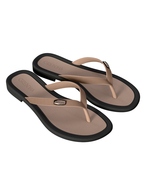 GRENDHA TODO DIA SUTILEZA RAST - MOCCA BROWN/BLACK/CARNATION