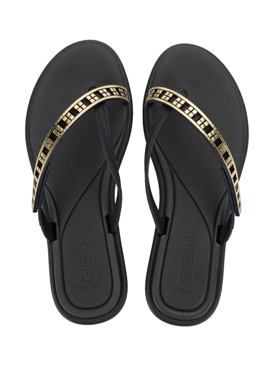 GRENDHA REQUINTE RAST - BLACK