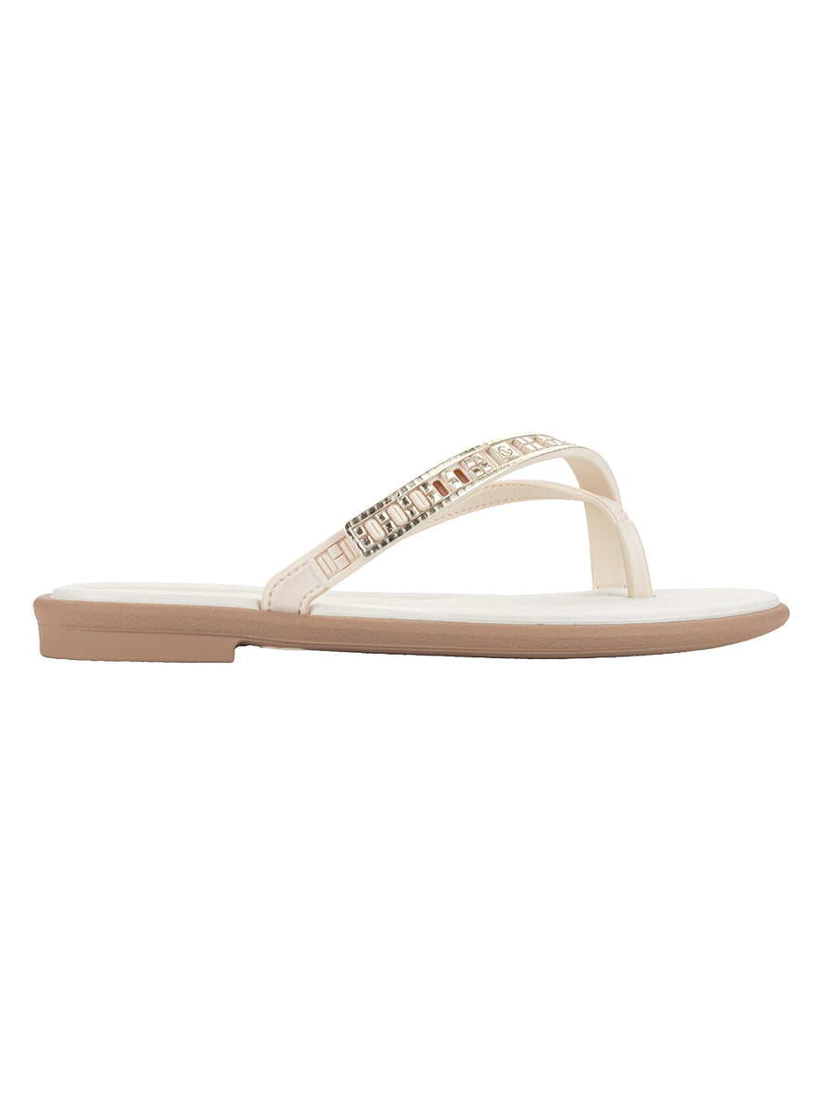 GRENDHA REQUINTE RAST - OFF WHITE/MOCCA