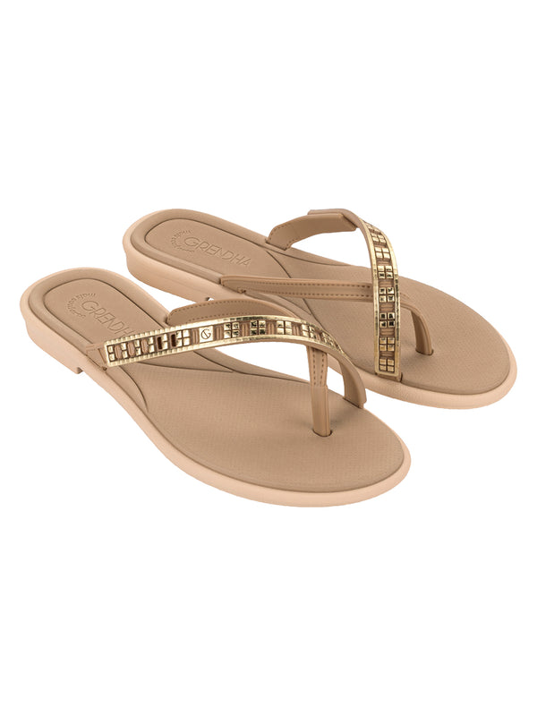 GRENDHA REQUINTE RAST - LIGHT BROWN