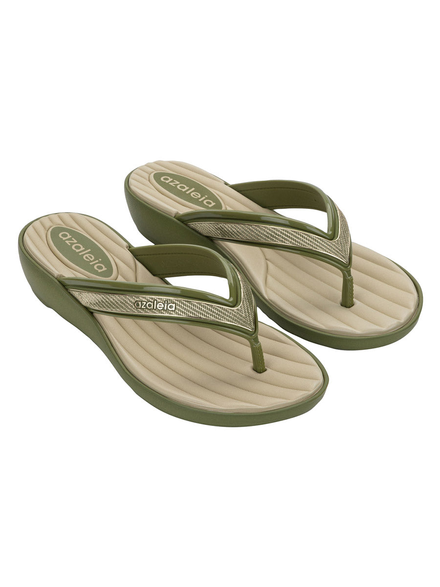 AZALEIA EMMA - GREEN/BEIGE