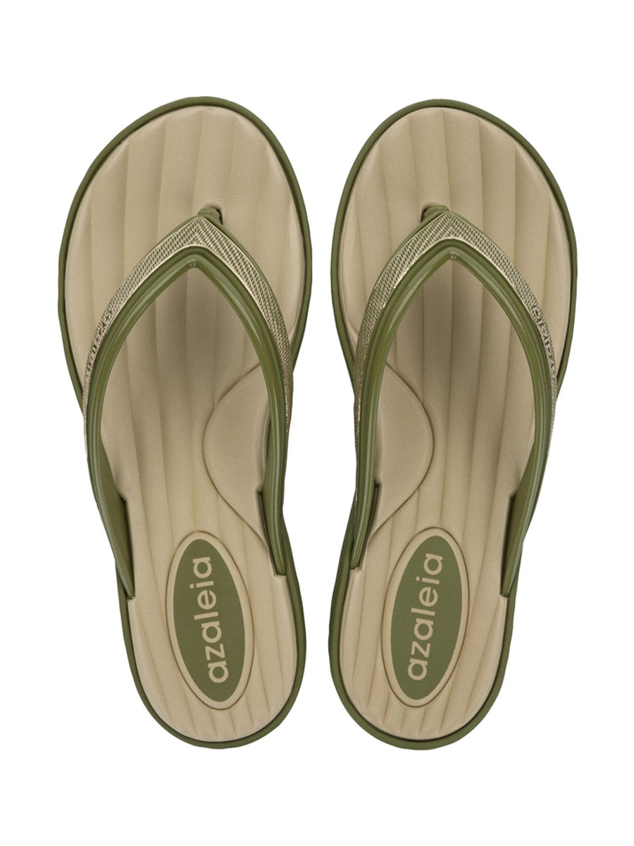 AZALEIA EMMA - GREEN/BEIGE