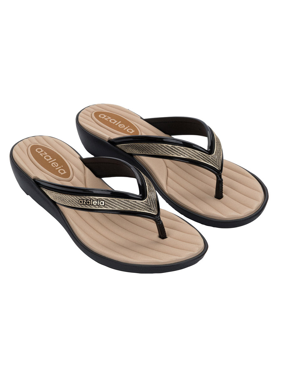 AZALEIA EMMA - BLACK/BEIGE PEONY
