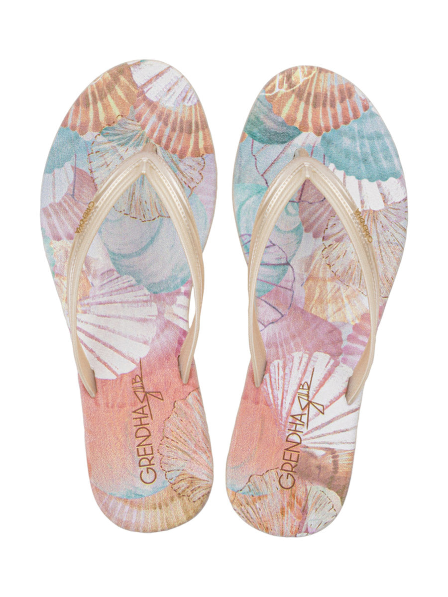 GRENDHA RARA RAST - METALLIC OFF WHITE