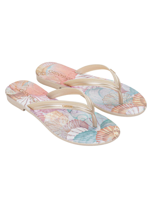 GRENDHA RARA RAST - METALLIC OFF WHITE
