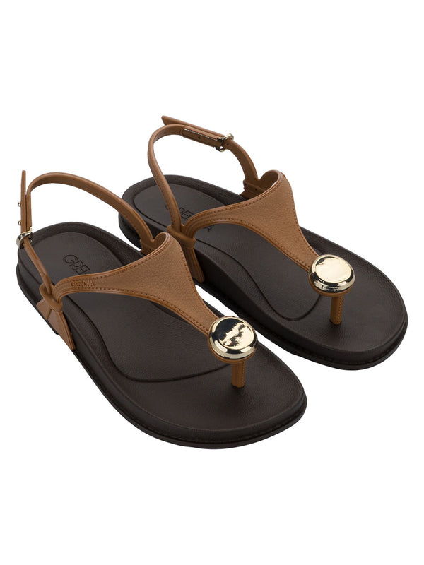 GRENDHA ELEGANCIA SAND - DARK BROWN COFFEE