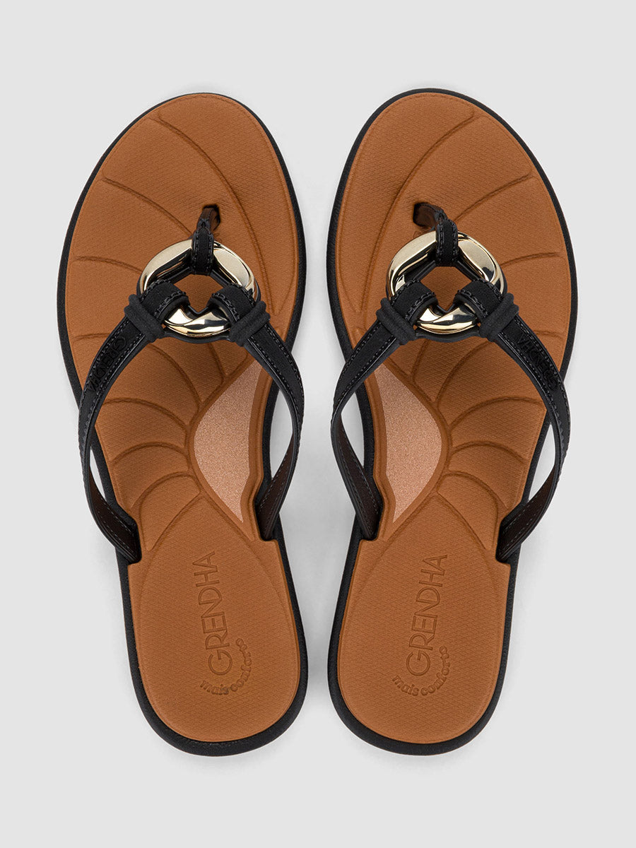 GRENDHA MAIS CONFORTO CELESTE - BLACK