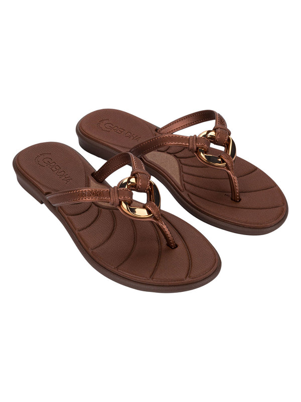 GRENDHA MAIS CONFORTO CELESTE - COPPER/BROWN