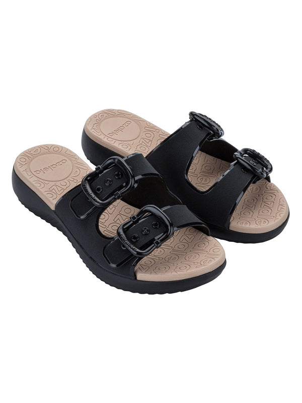 AZALEIA ALICIA -  BLACK/BEIGE PEONY