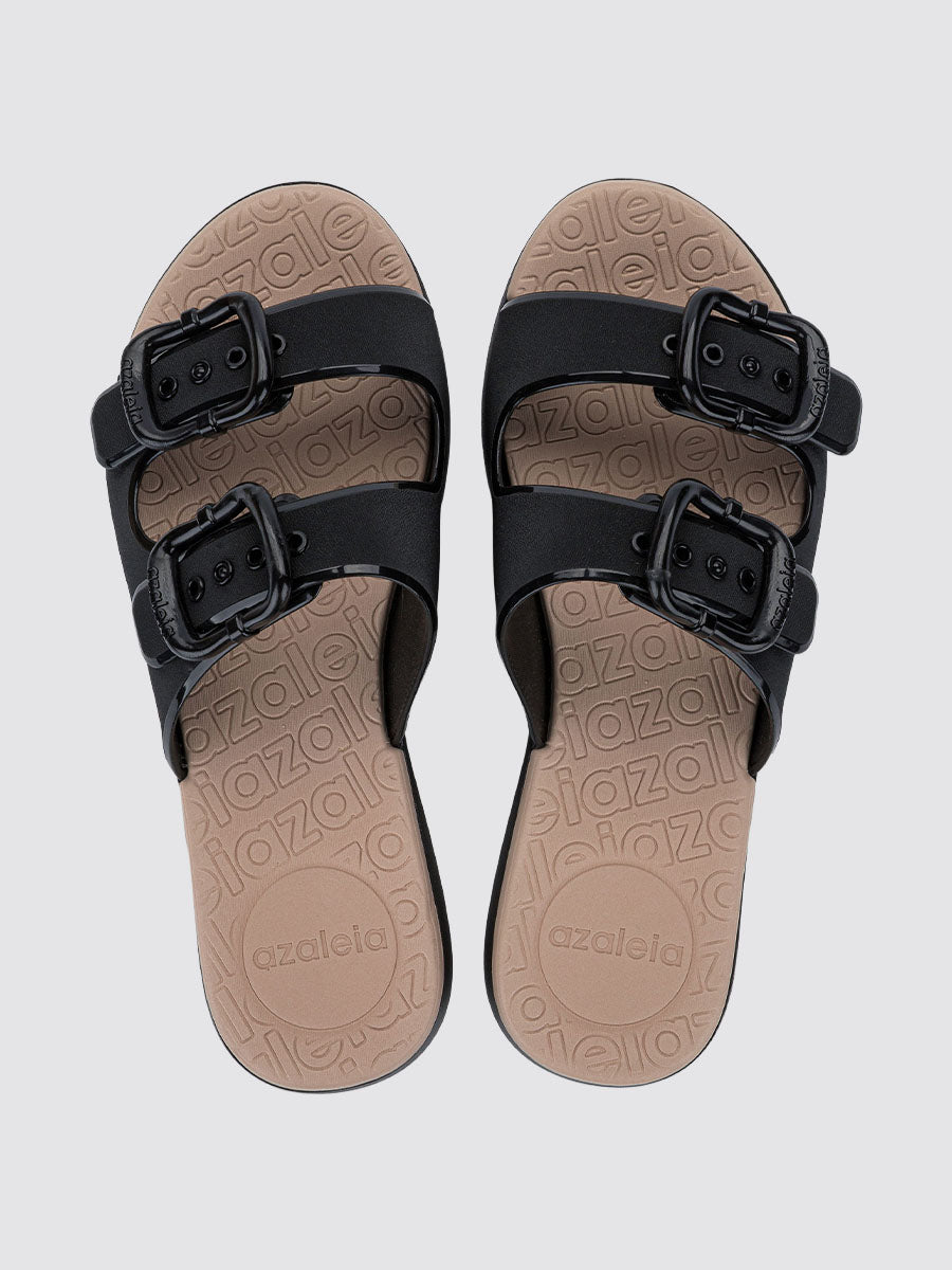 AZALEIA ALICIA -  BLACK/BEIGE PEONY