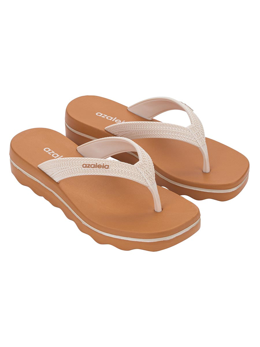 AZALEIA LAYLA - OFF WHITE/BROWN