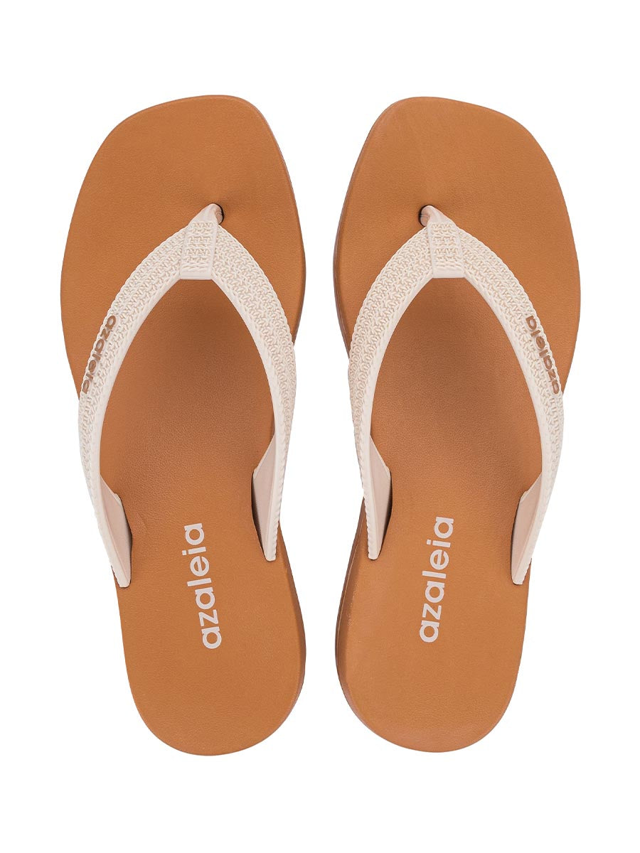 AZALEIA LAYLA - OFF WHITE/BROWN