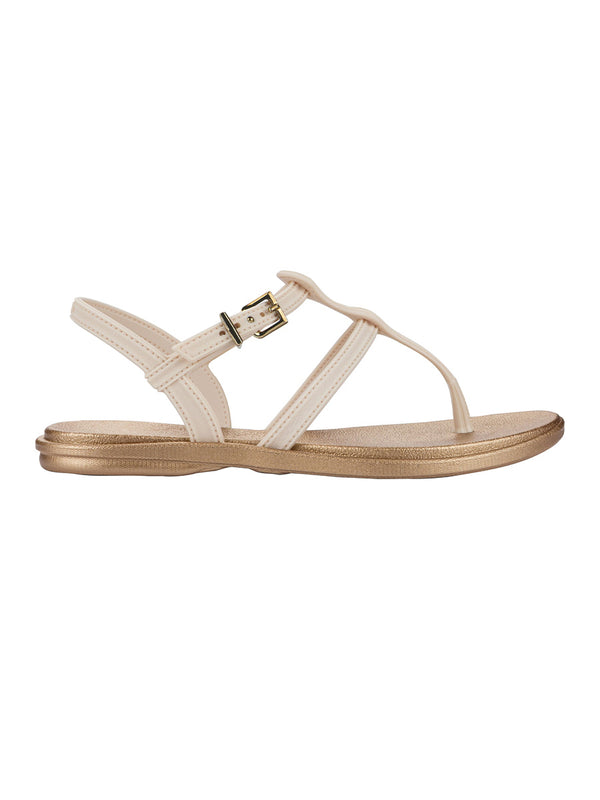 GRENDHA LUMINA SAND - OFF WHITE/METALLIC BROWN