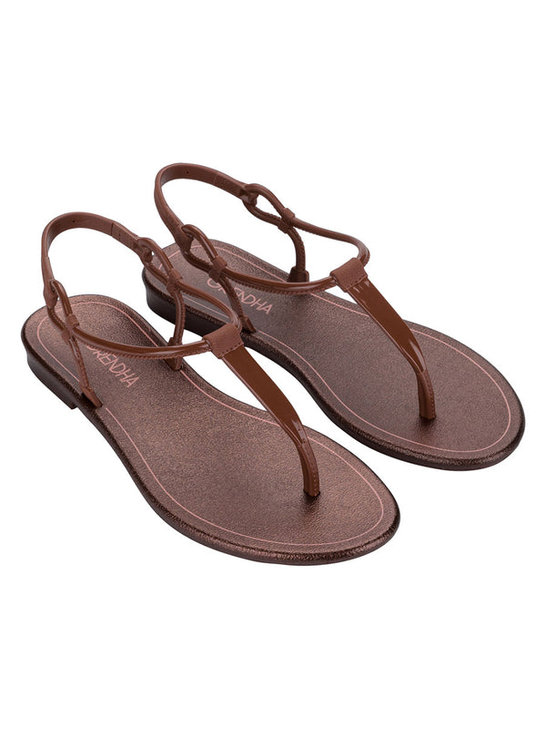 GRENDHA CINTILANTE SAND - DARK BROWN