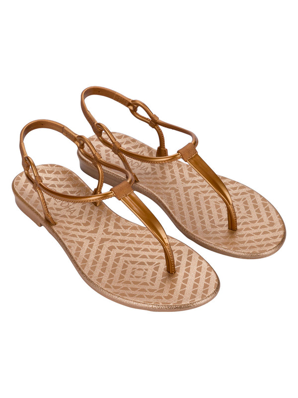GRENDHA CINTILANTE SAND - METALLIC BROWN