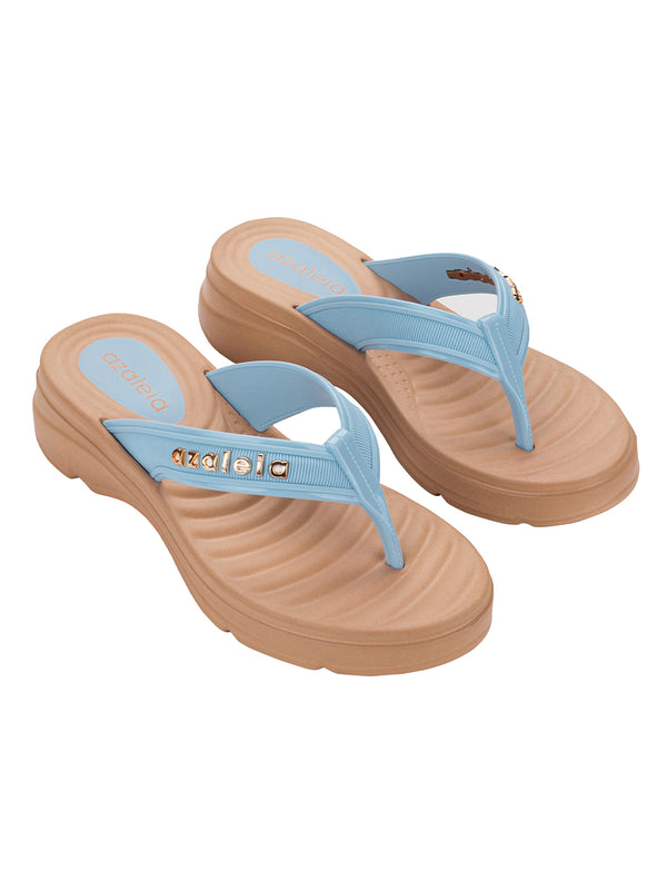 AZALEIA HELLEN - BLUE MOON/ALMOND BEIGE
