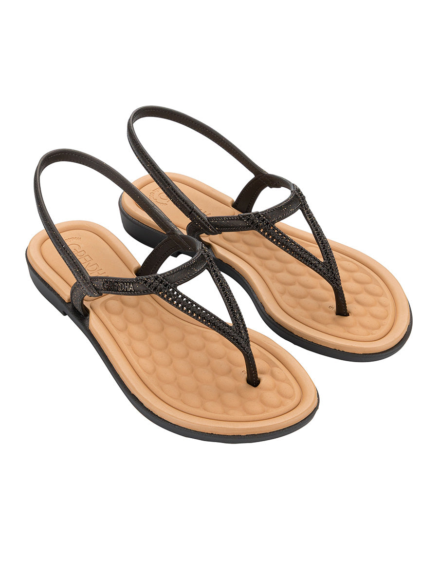 GRENDHA PLENITUDE SAND - BLACK GOLD