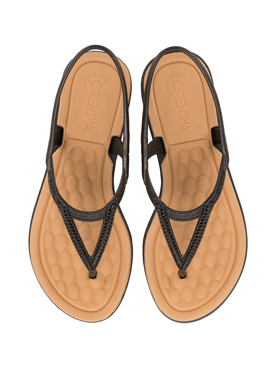 GRENDHA PLENITUDE SAND - BLACK GOLD