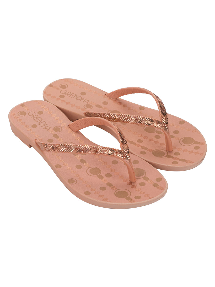 GRENDHA AMOR EM FLOR RAST - BEIGE