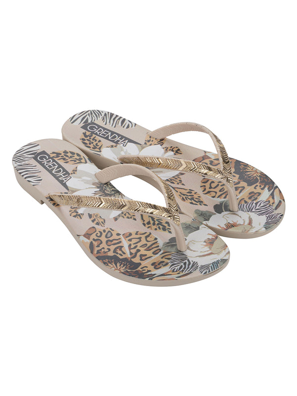 GRENDHA AMOR EM FLOR RAST - OFF WHITE